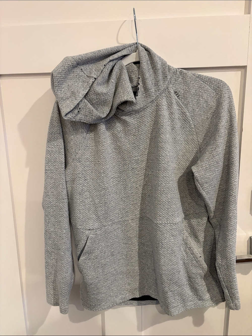 lululemon athletica Light Gray Textured Hoodie